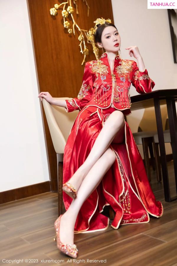 梦心玥  [XiuRen]高清写真图 2023.12.05 No.7766 梦心玥 婚嫁美腿第9张图片